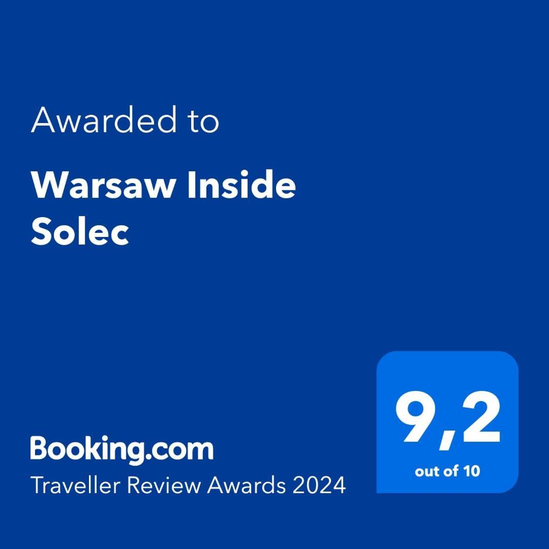 Apartamento Warsaw Inside Solec With Private Parking Exterior foto